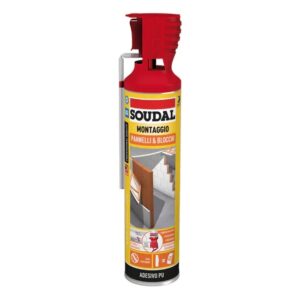 Adesivo Poliuretanico pannelli e Blocchi Manuale con applicatore 600ml
